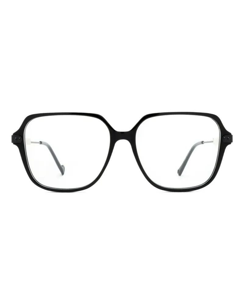 Eyepetizer Brille mit eckigem Gestell - Schwarz Schwarz