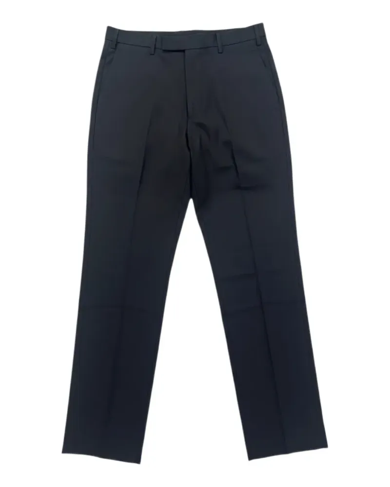 MICHAEL COAL Klassische Slim-Fit-Hose - Schwarz Schwarz