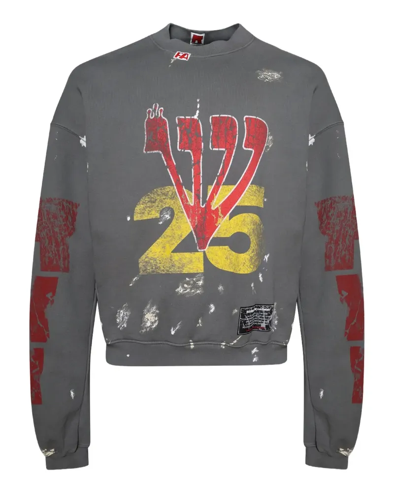 RRR123 Klassisches Sweatshirt - Grau Grau