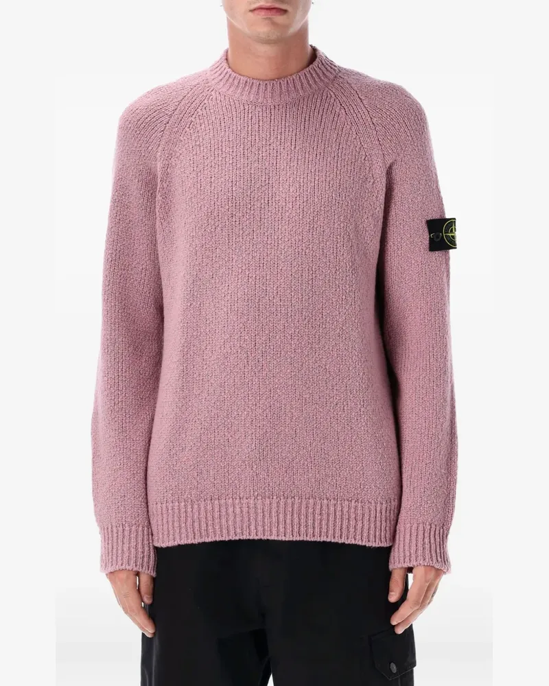 Stone Island Pullover mit Raglanärmeln - Rosa Rosa