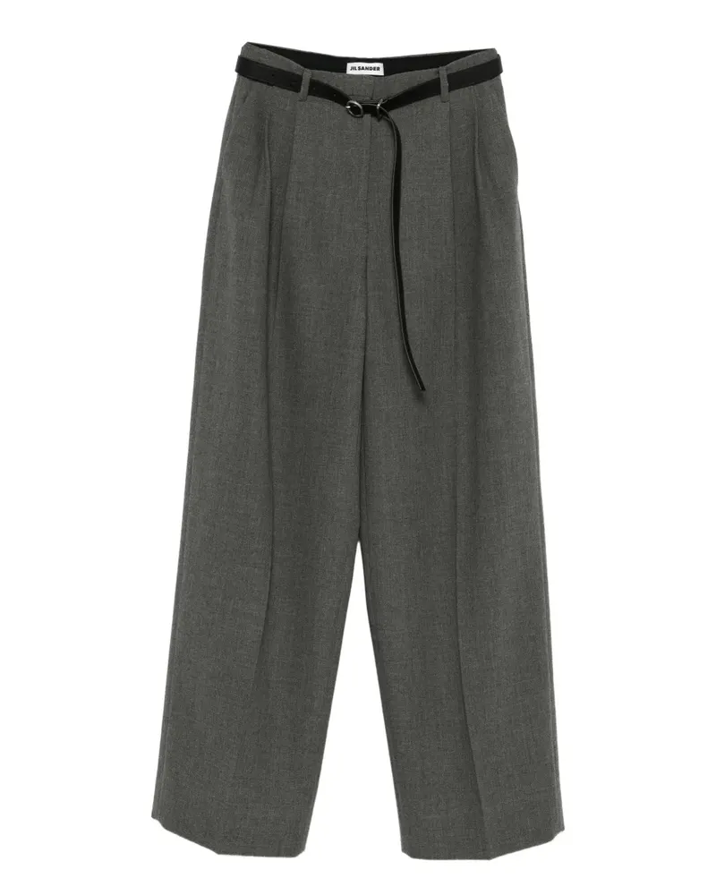 Jil Sander Hose mit Gürtel - Grau Grau