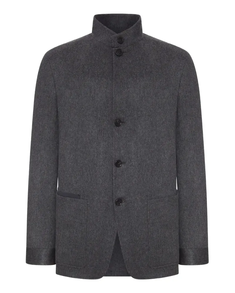 Ermenegildo Zegna Jacke mit Stehkragen - Grau Grau