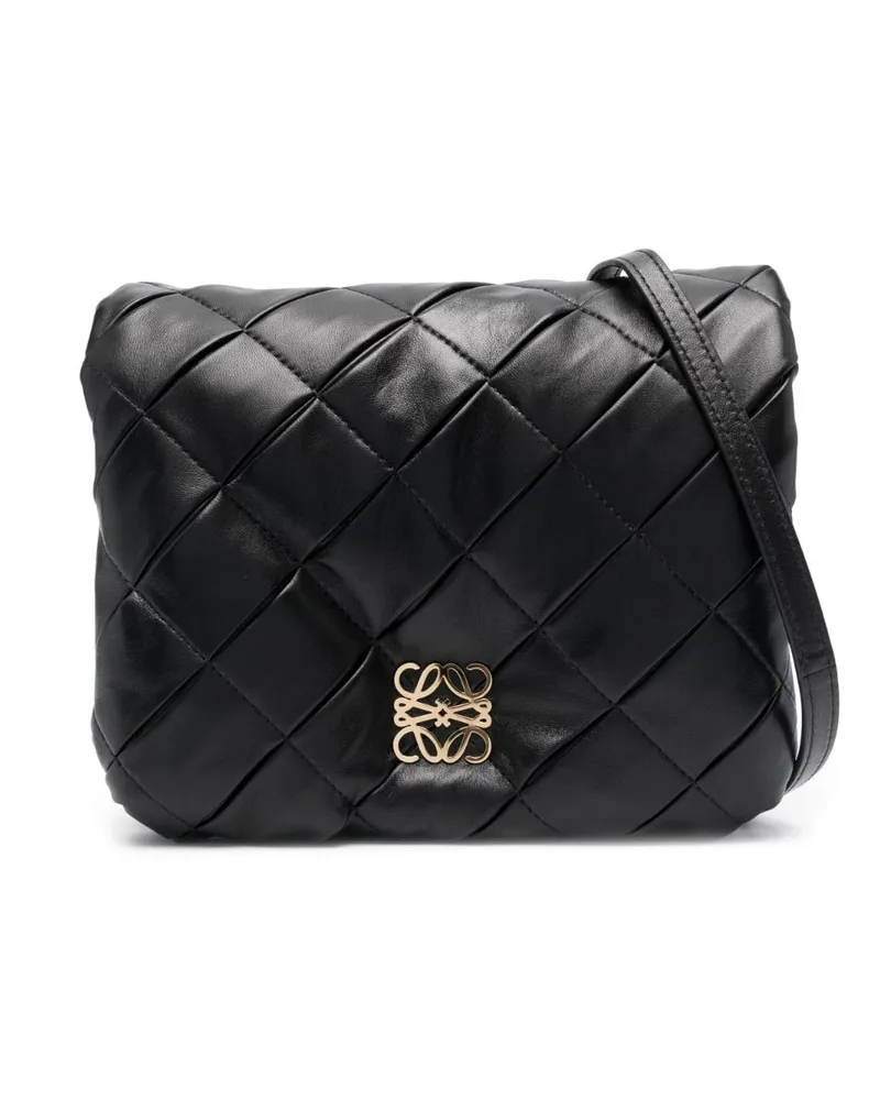 Loewe Mini Goya Tasche - Schwarz Schwarz