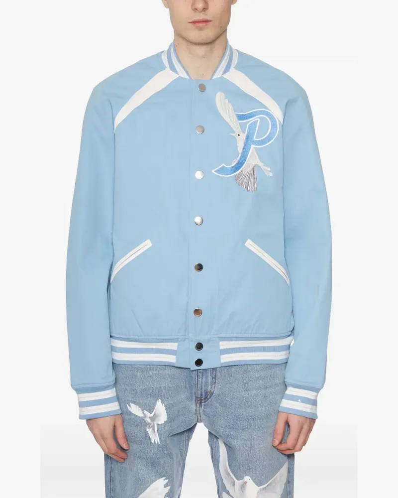 3PARADIS varsity Serena long-sleeve jacket - Blau Blau