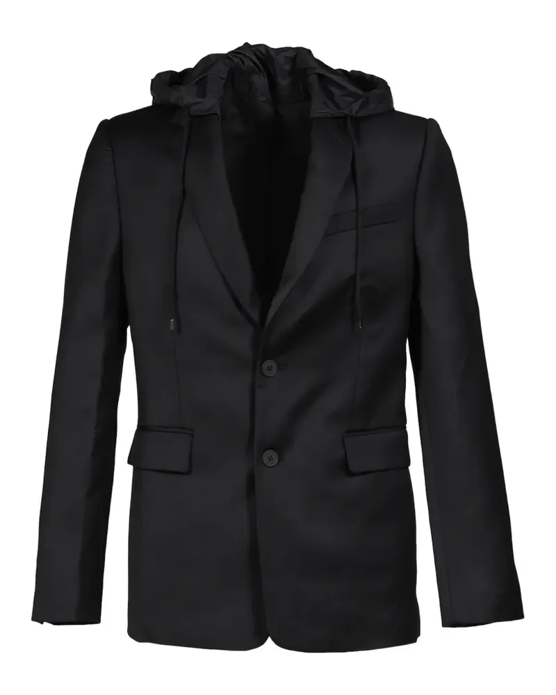 Heliot Emil Levade hooded blazer - Schwarz Schwarz