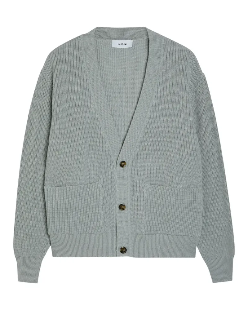 LARDINI button pockets cardigan - Grau Grau