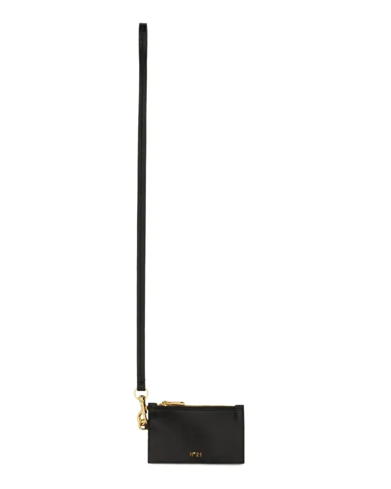 N° 21 Klassisches Portemonnaie - Schwarz Schwarz
