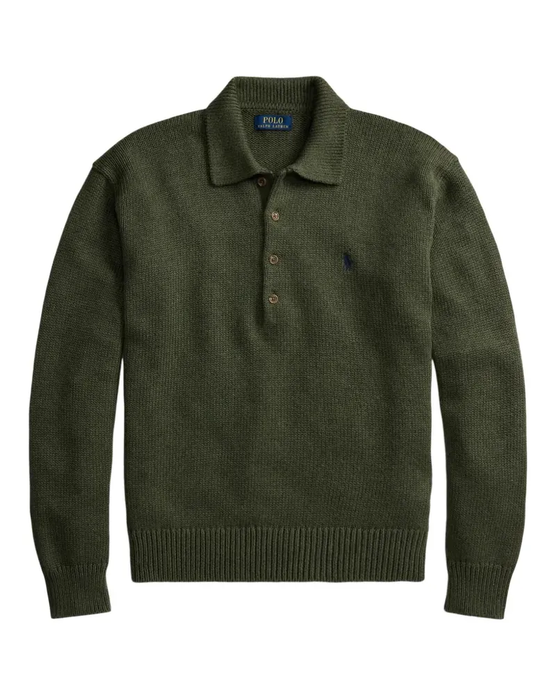 Ralph Lauren Pullover mit Knopfleiste - Grün Grün