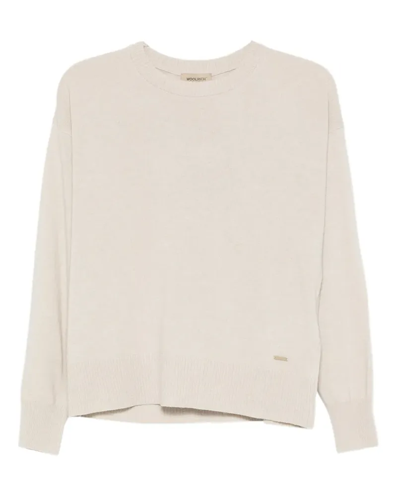 Woolrich Pullover mit Rundhalsausschnitt - Nude Nude