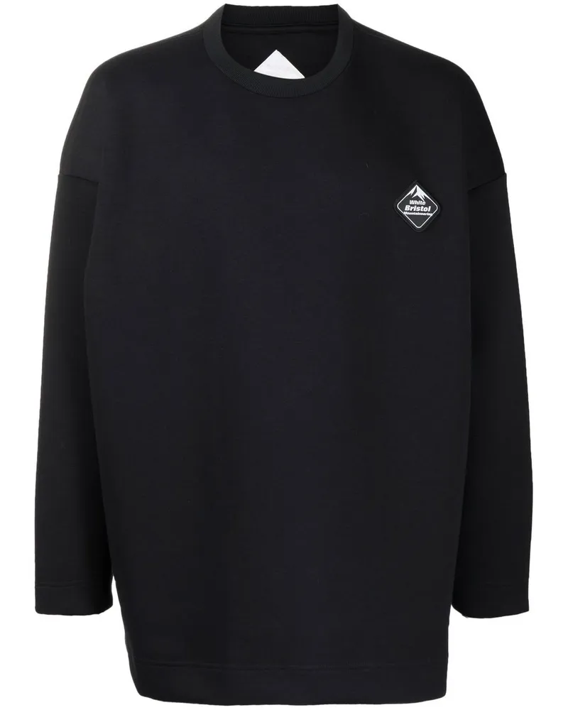 White Mountaineering Sweatshirt mit Patch-Detail Schwarz