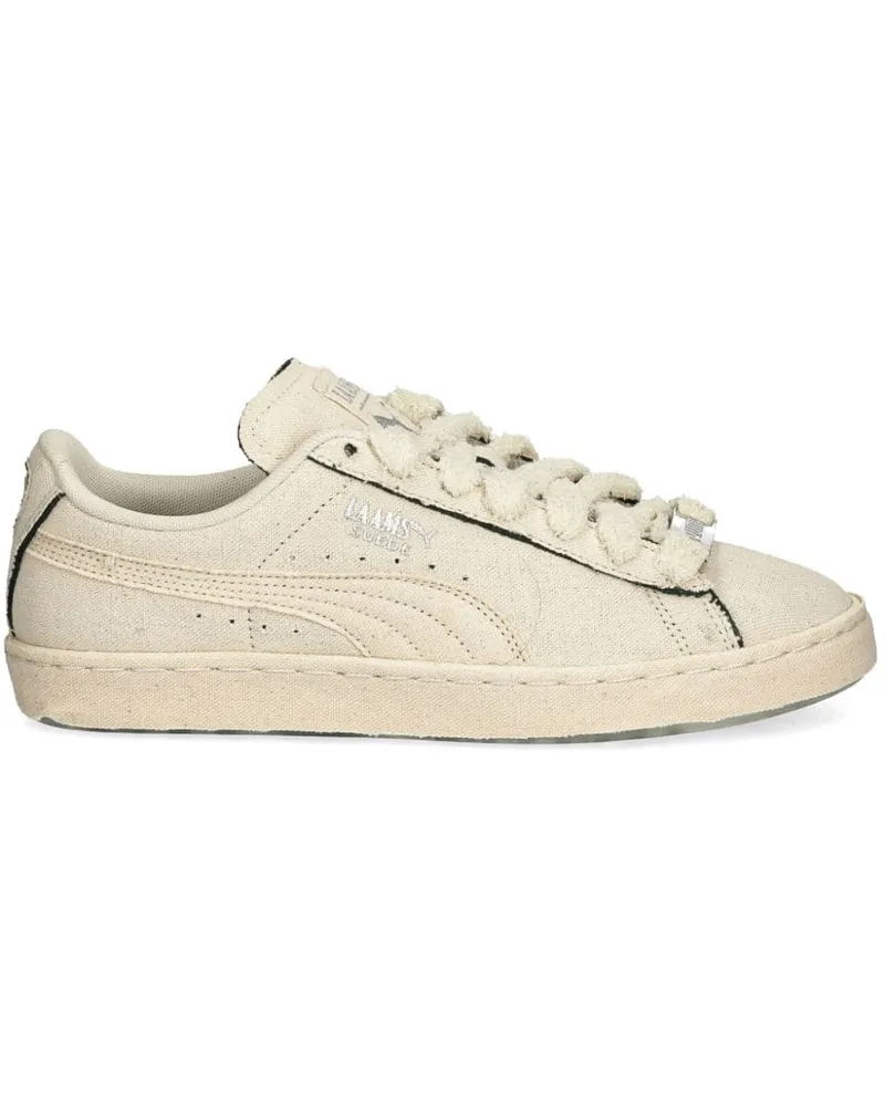 Puma x Laams Sneakers aus Wildleder - Nude Nude
