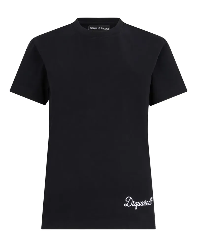 Dsquared2 logo T-shirt - Schwarz Schwarz