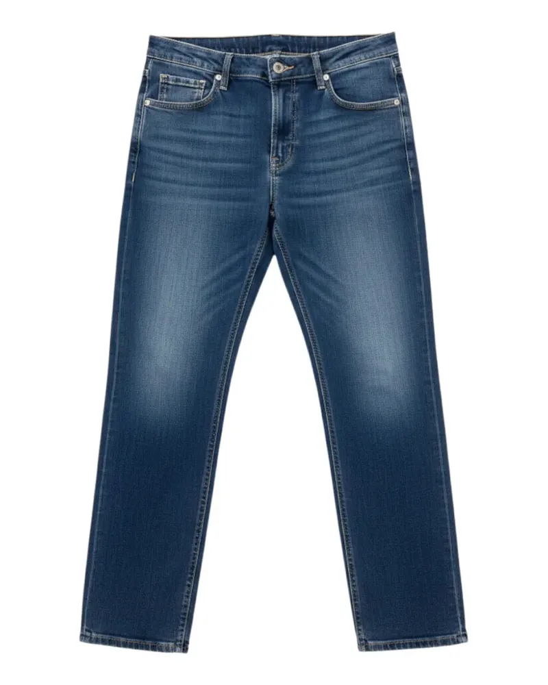 MICHAEL COAL Ausgeblichene Jeans mit Tragefalten - Blau Blau