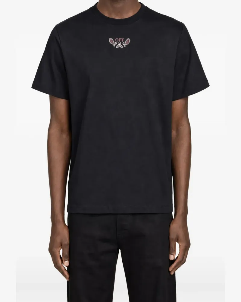 OFF-WHITE Arrows bandana T-shirt - Schwarz Schwarz