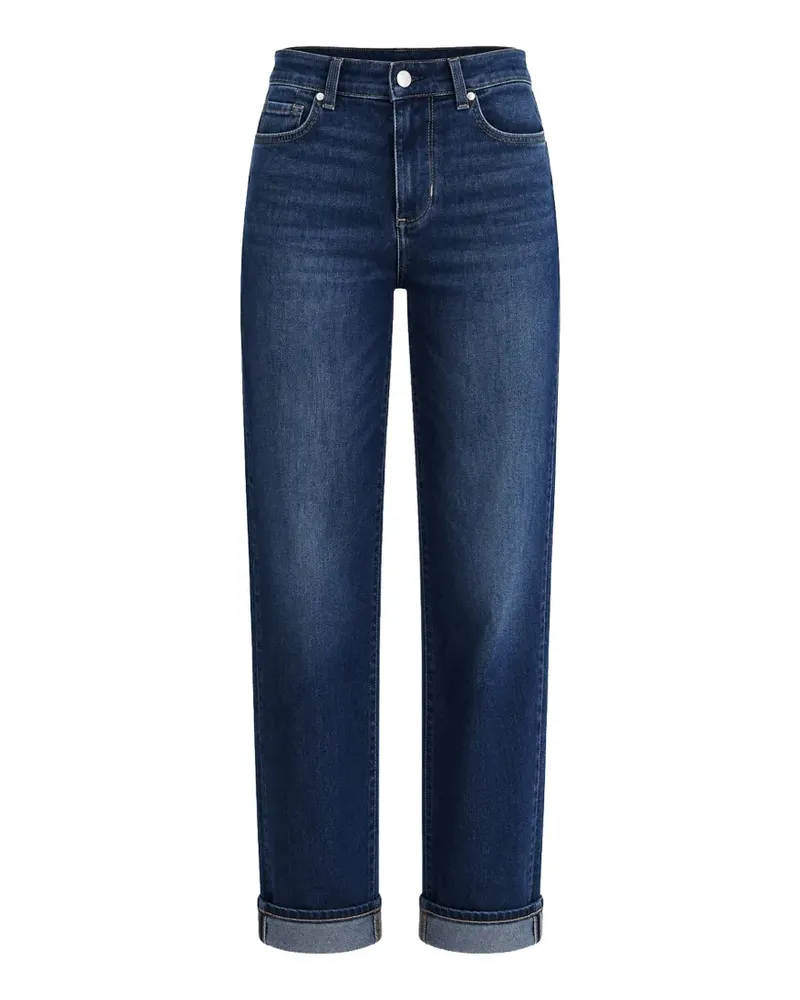 Liu Jo faded turn-up jeans - Blau Blau
