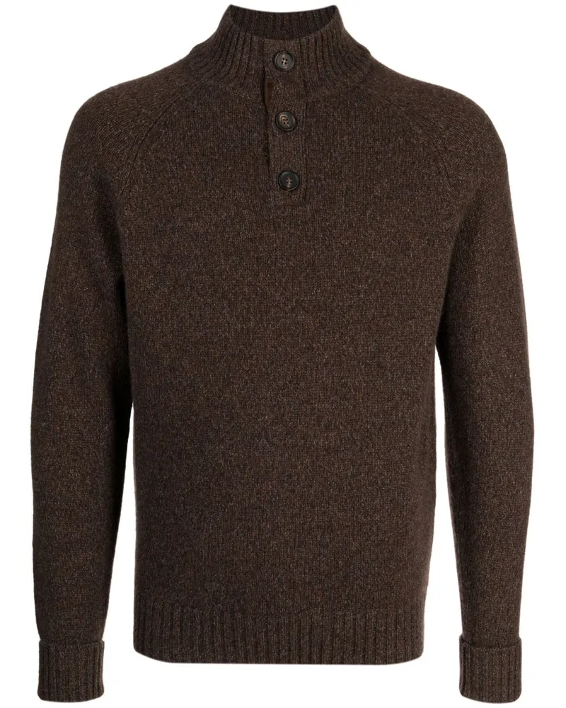 N.Peal Pullover aus Bio-Kaschmir - Braun Braun