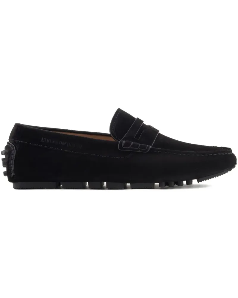 Emporio Armani Klassische Loafer - Schwarz Schwarz