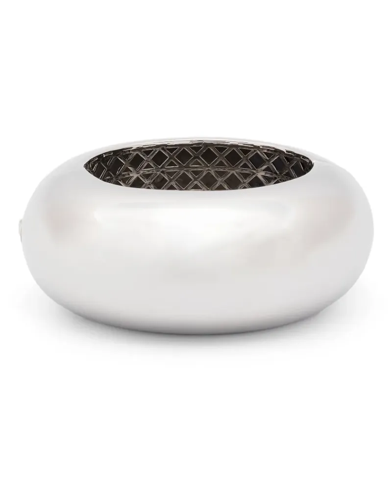 Eddie Borgo Armspange mit gewölbtem Design - Silber Silber