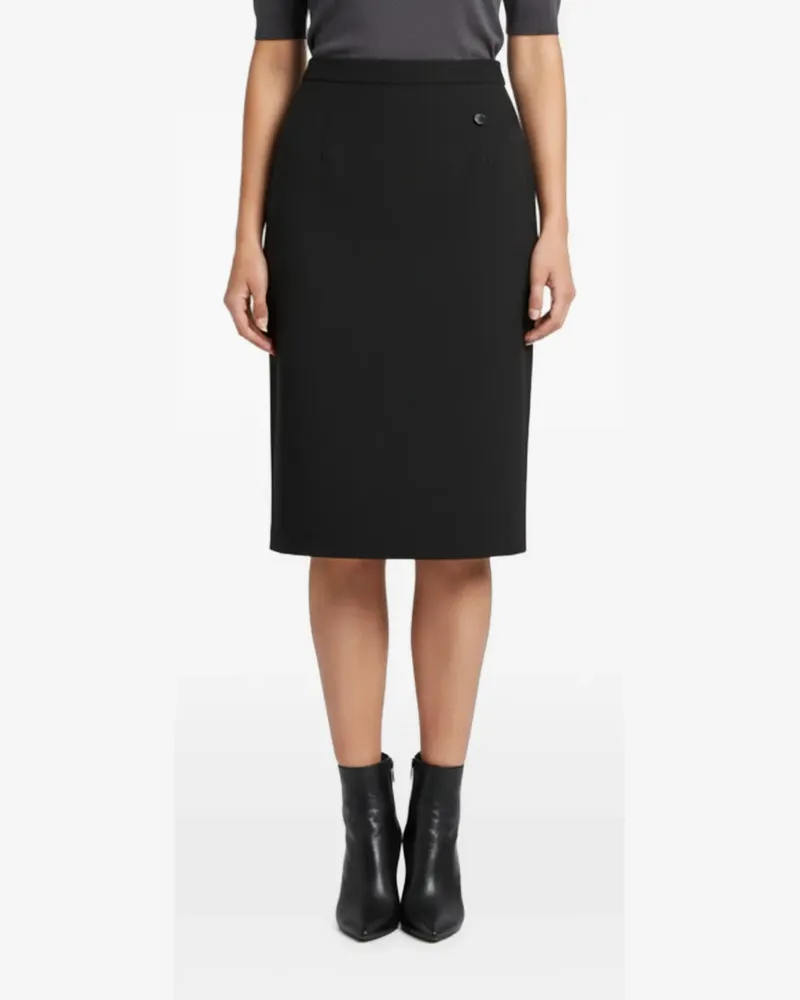 Max Mara midi Russi skirt - Schwarz Schwarz