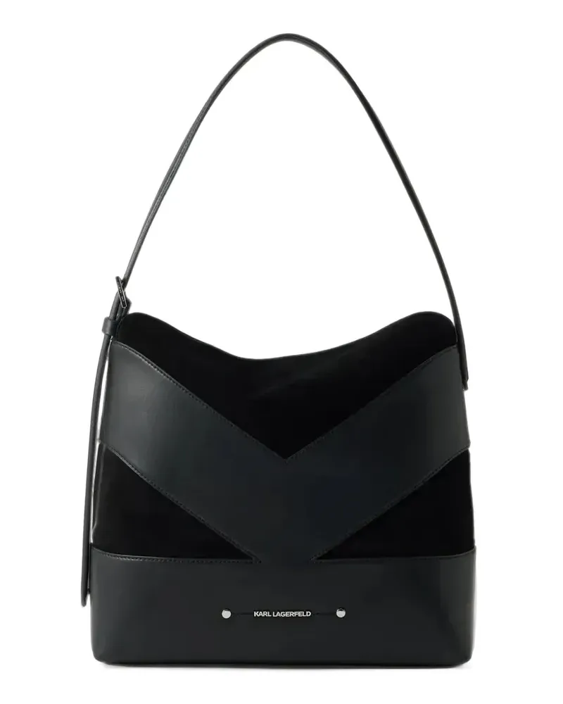 Karl Lagerfeld K/Koncept panelled shoulder bag - Schwarz Schwarz