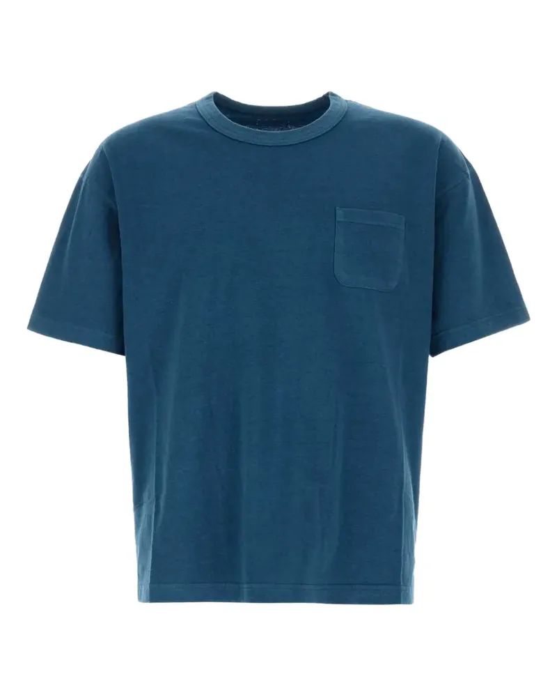 Visvim T-Shirt mit aufgesetzter Tasche - Blau Blau