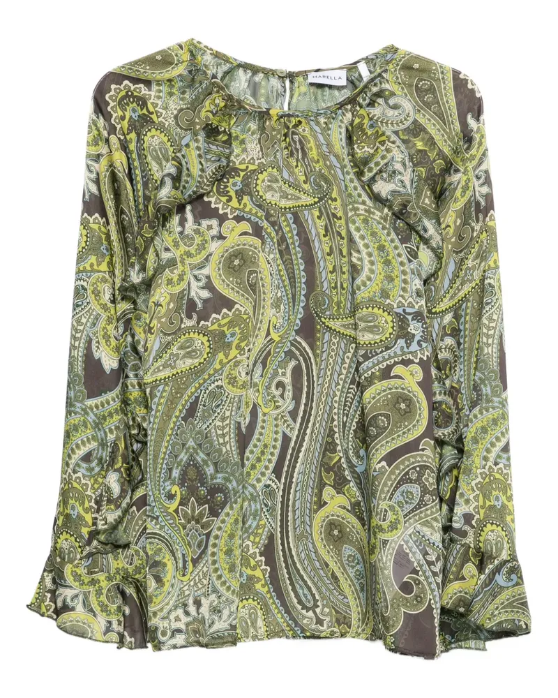 MARELLA Navarra paisley-print shirt - Grün Grün