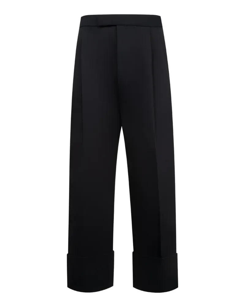 Thom Browne double pleat trousers - Schwarz Schwarz