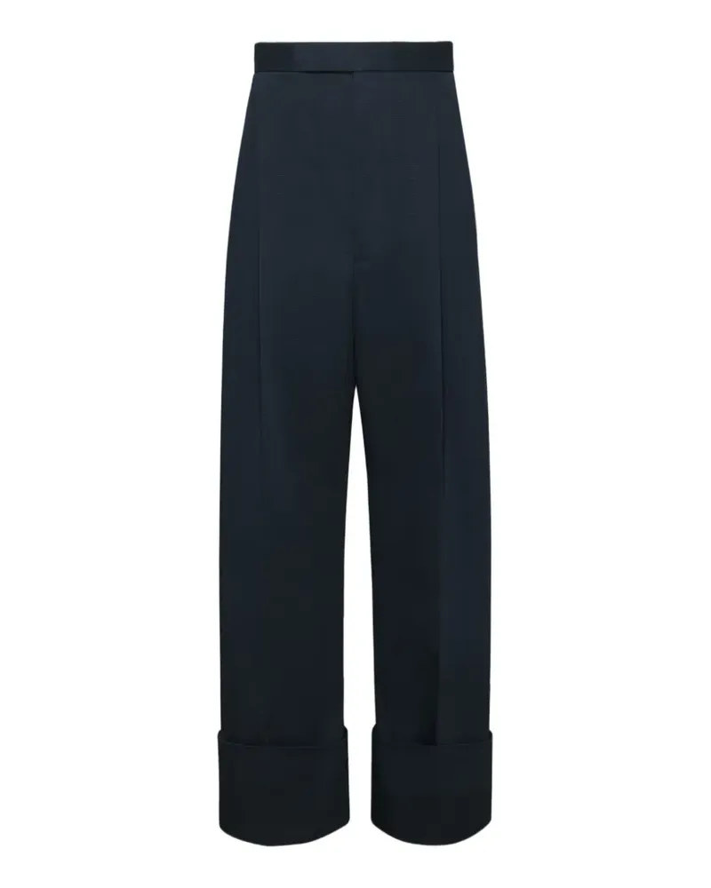 Thom Browne Hose aus Baumwoll-Gabardine - Schwarz Schwarz
