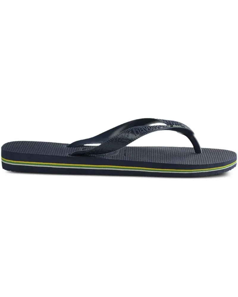 Havaianas Brasil Flip-Flops mit Logo - Blau Blau