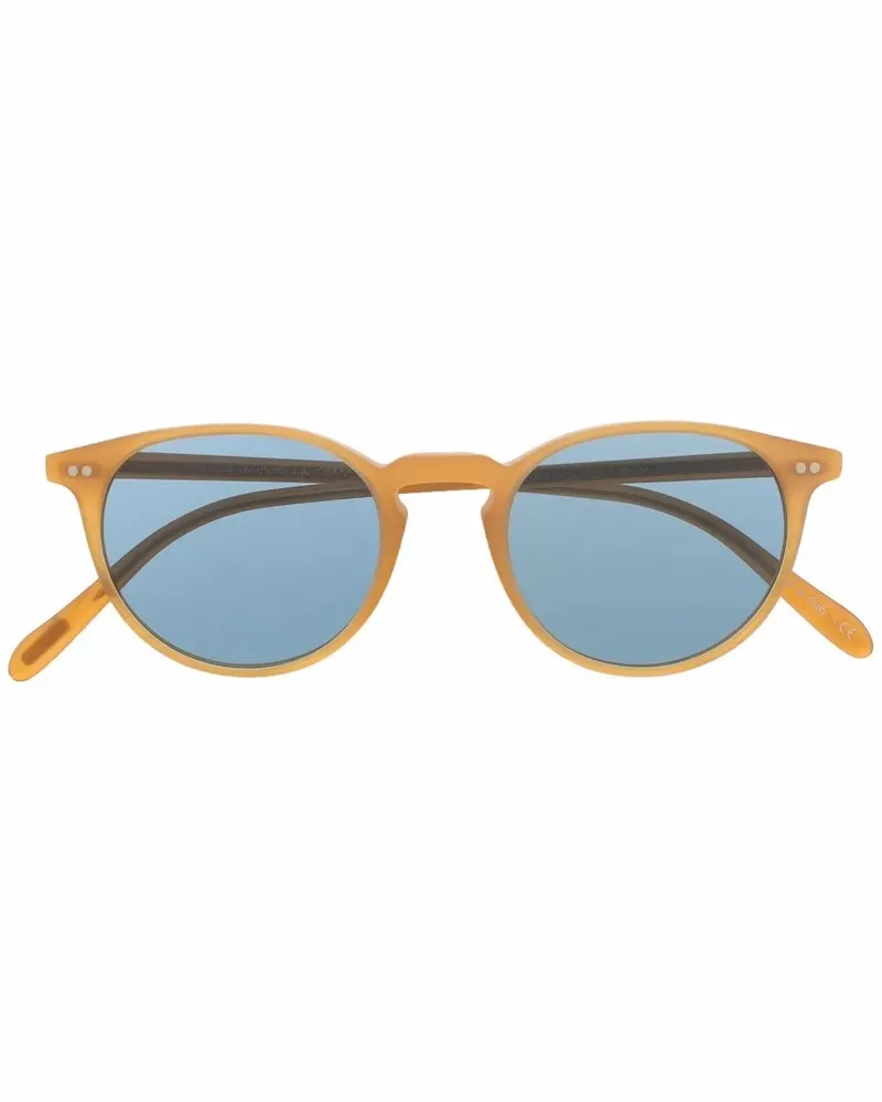 Oliver Peoples Sonnenbrille mit rundem Gestell - Nude Nude