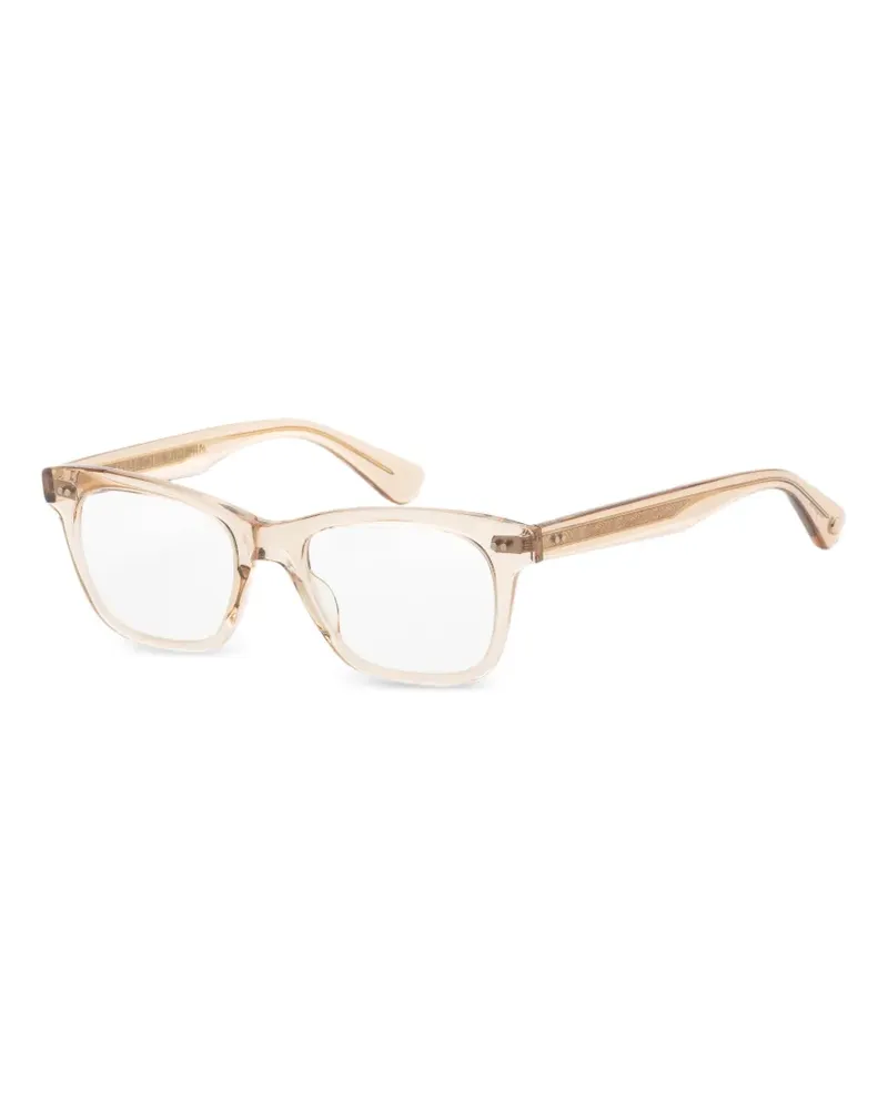 Garrett Leight Buchanan Brille mit eckigem Gestell - Nude Nude