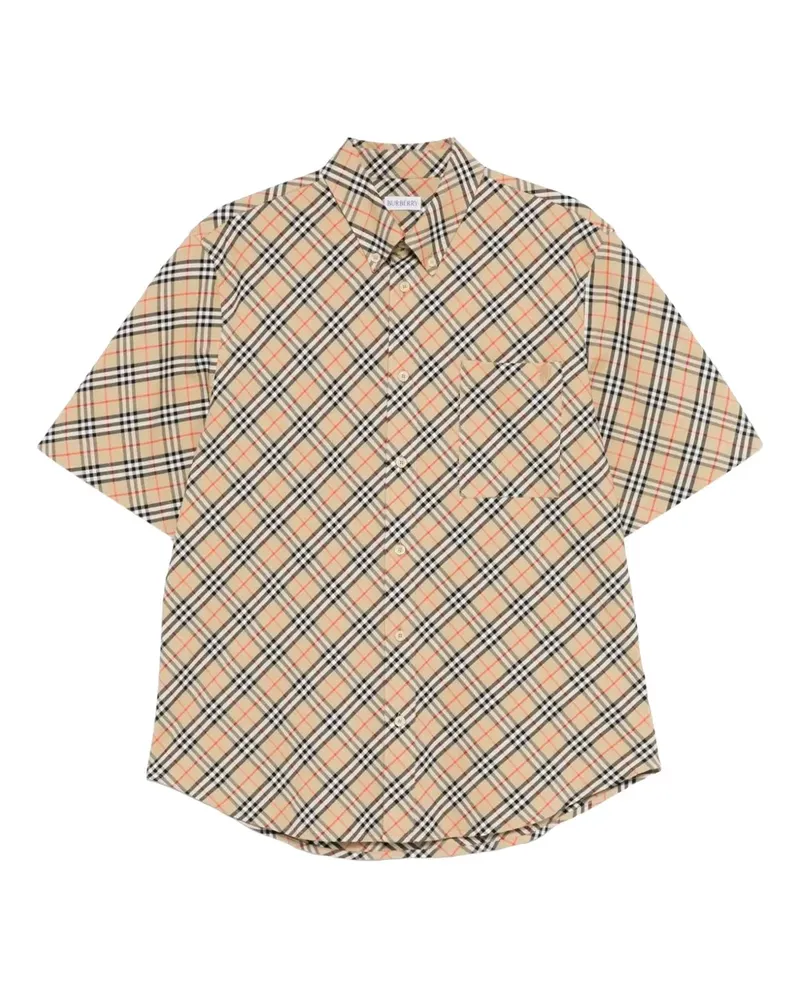 Burberry Kariertes Hemd - Braun Braun
