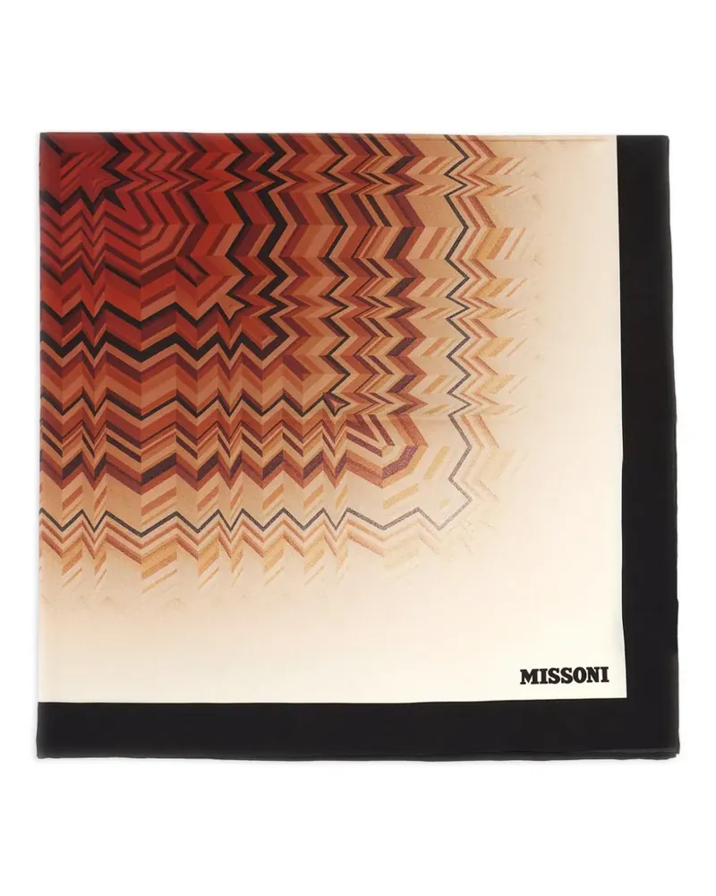 Missoni geometric patterned scarf - Braun Braun