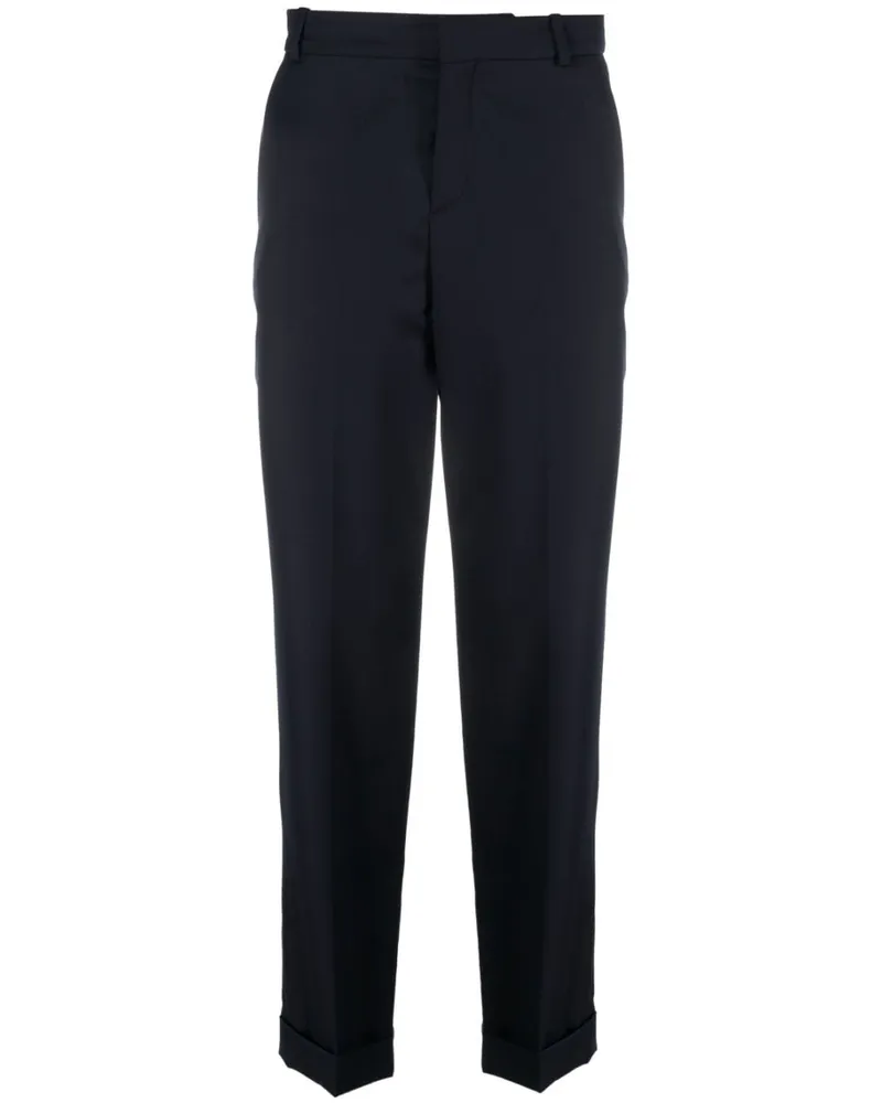 Balmain Gerade Cropped-Hose - Blau Blau