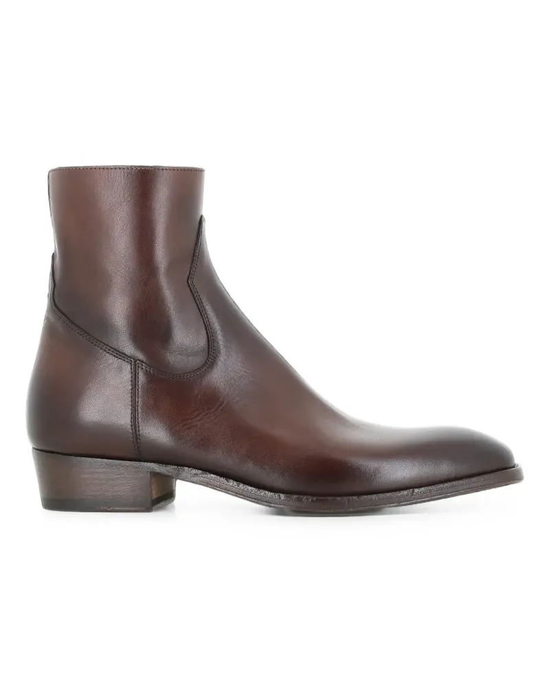 Alberto Fasciani Stiefel mit Reißverschluss - Braun Braun