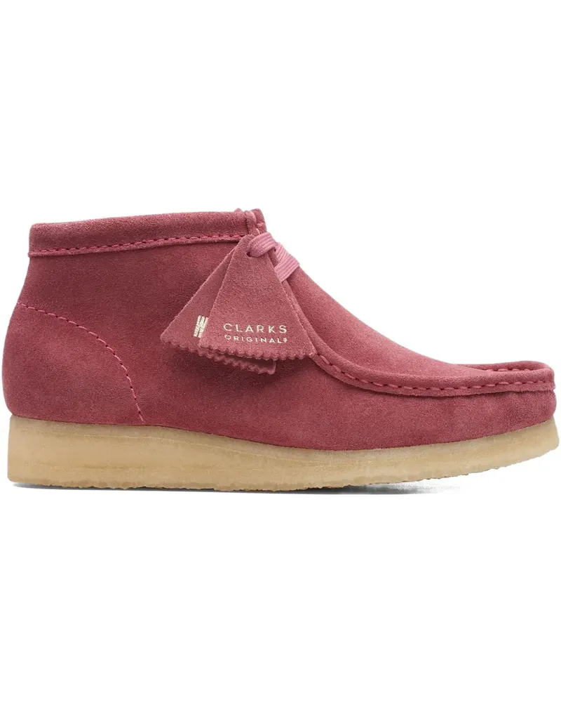 Clarks Wallabee Schnürstiefel - Rosa Rosa