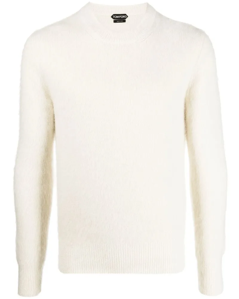 Tom Ford Pullover mit rundem Ausschnitt - Weiß Weiß