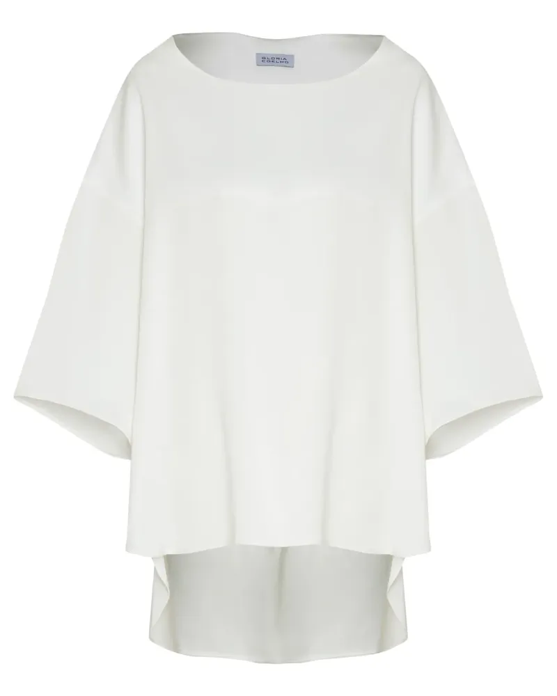 Gloria Coelho Klassische Bluse - Weiß Weiß