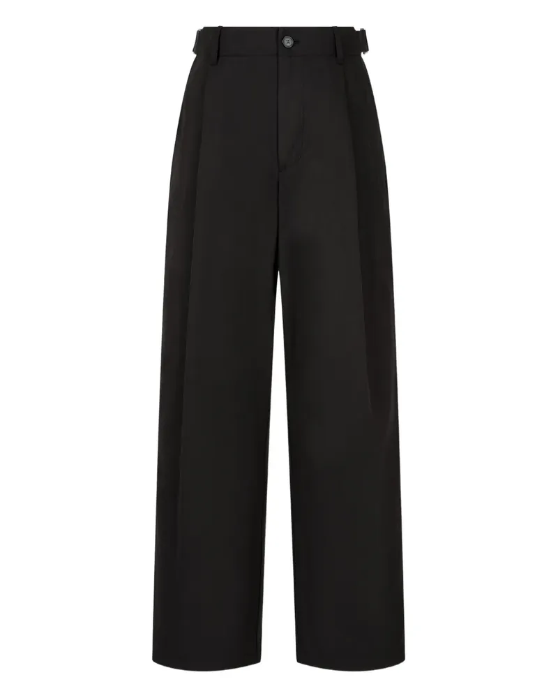STUDIO TOMBOY Hose mit Bundfalten - Schwarz Schwarz