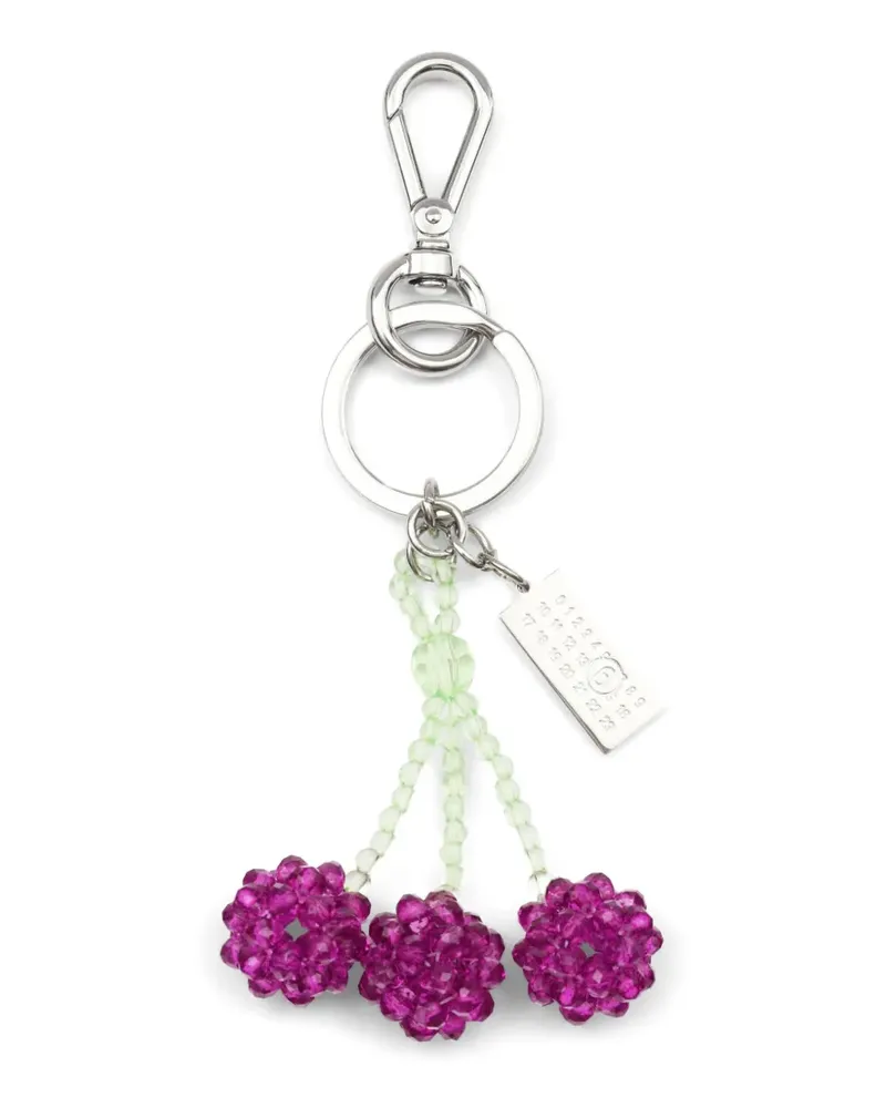 Maison Margiela Schlüsselanhänger mit Kirschform - Violett Violett