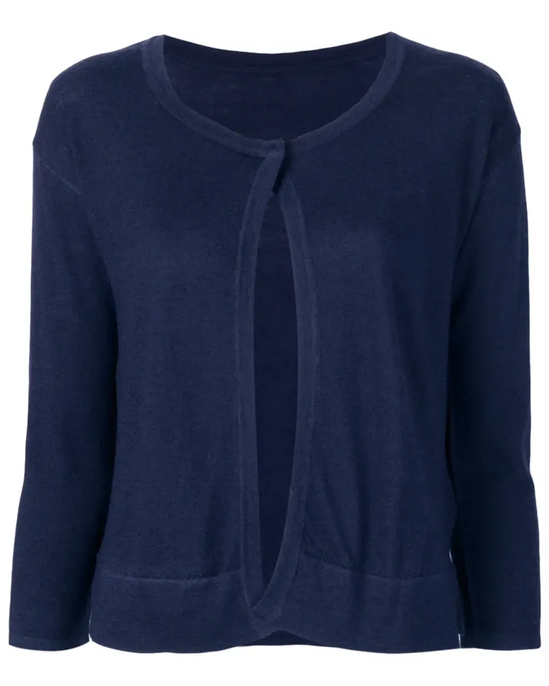 SottoMettimi Cardigan mit Knopfverschluss - Blau Blau