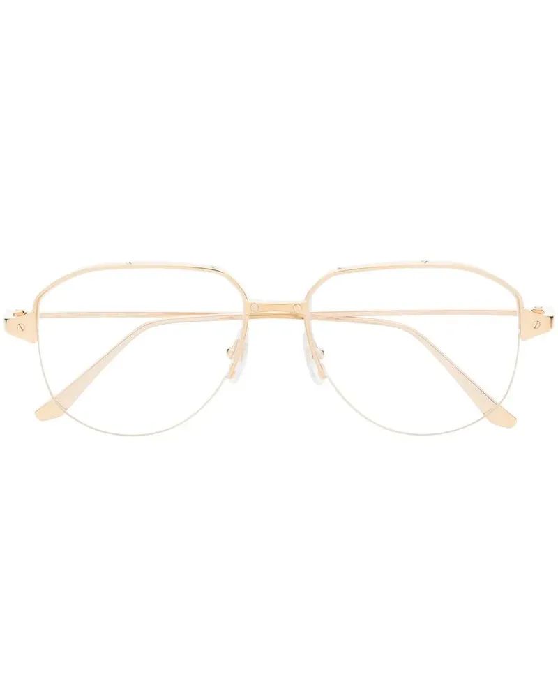 Cartier Klassische Pilotenbrille - Gold Gold
