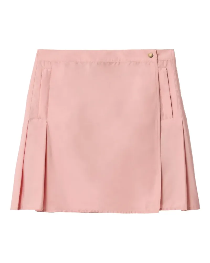 Burberry Minirock in Wickeloptik - Rosa Rosa