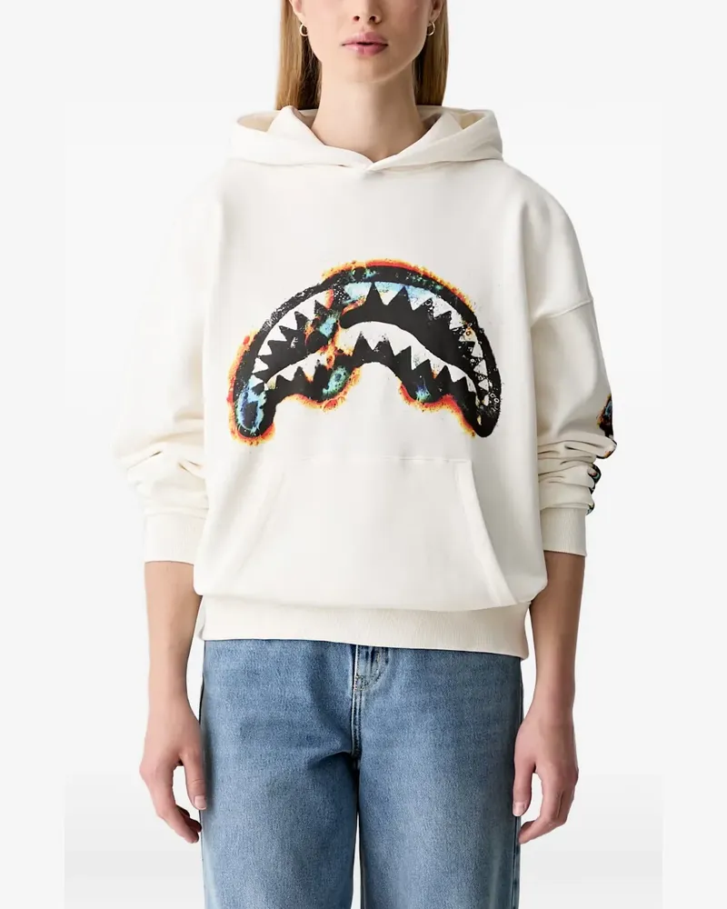 Sprayground Hoodie mit grafischem Print - Nude Nude
