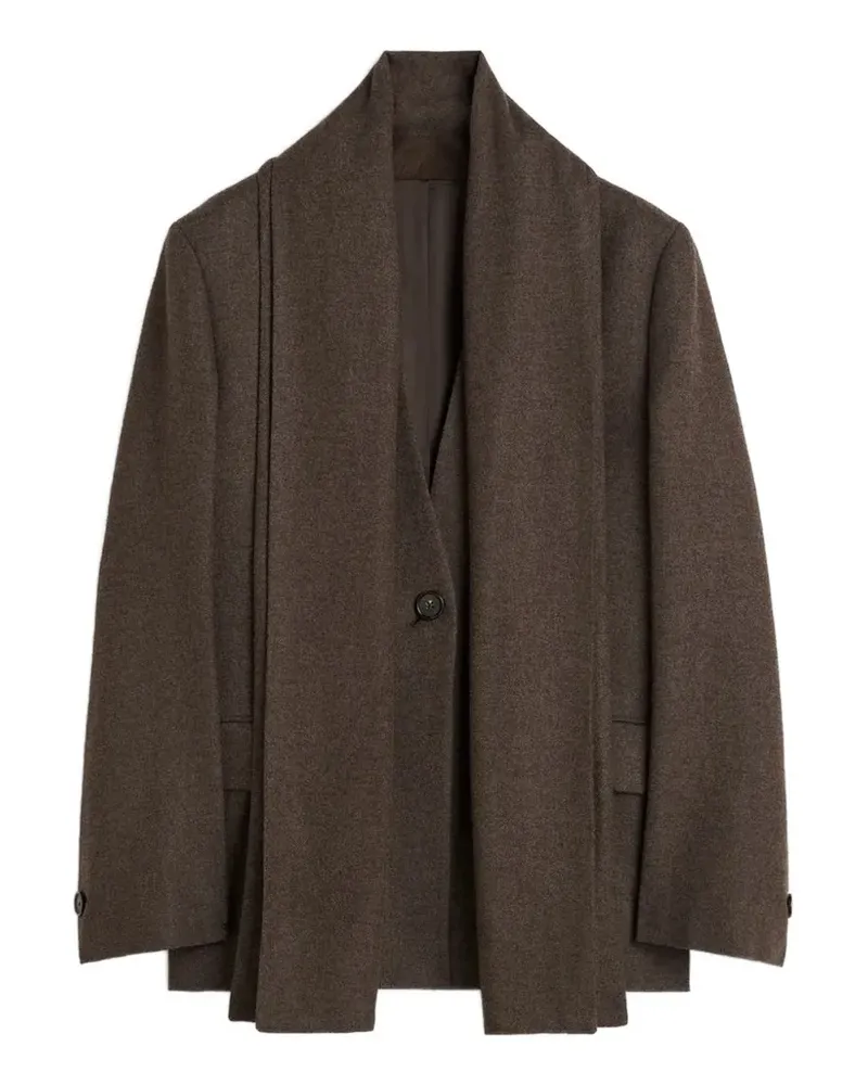 Totême Sakko mit Schalrevers - Braun Braun