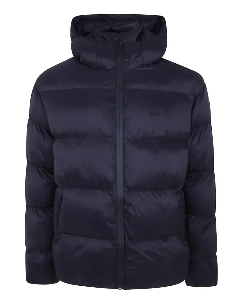 Arte Antwerp Gesteppte Kapuzenjacke - Blau Blau