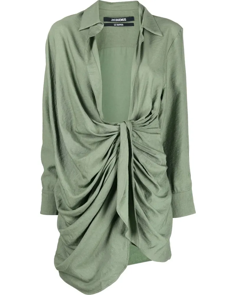 Jacquemus La Robe Bahia Hemdkleid - Grün Grün