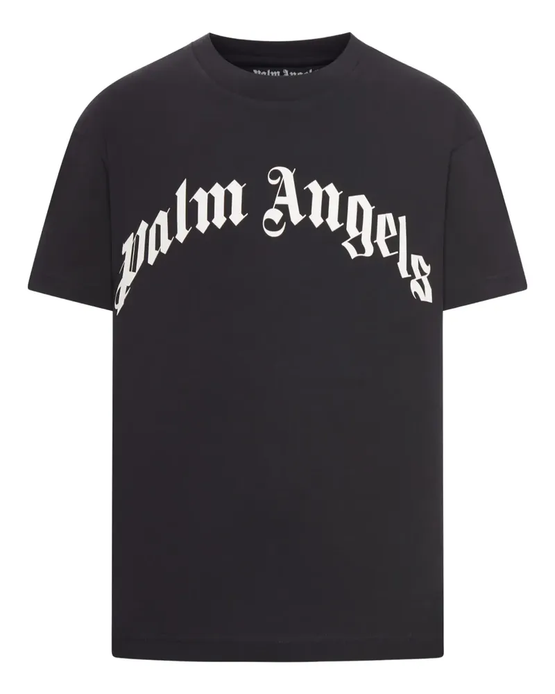 Palm Angels T-Shirt mit Logo - Schwarz Schwarz