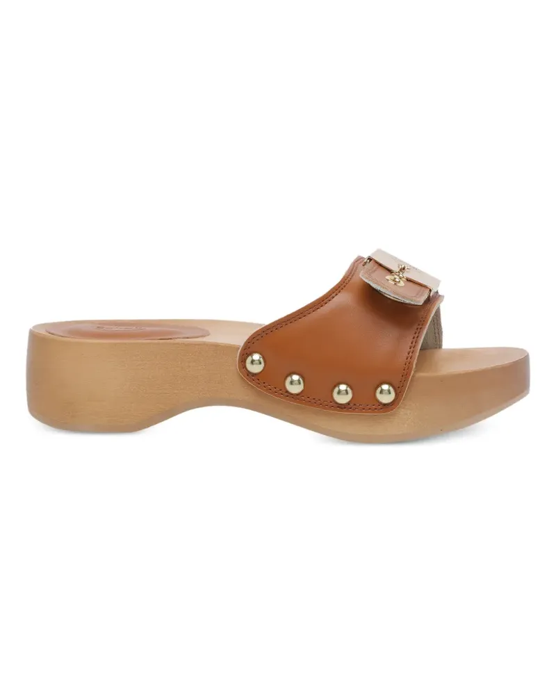 Scholl Pescura buckle-detail sandals - Braun Braun
