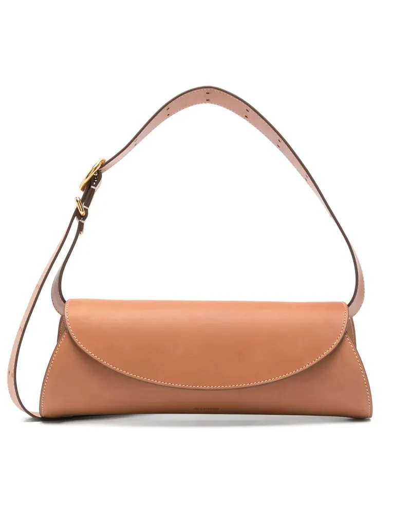 Jil Sander Cannolo Schultertasche - Braun Braun